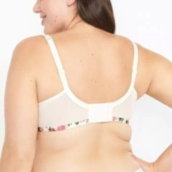 NWT Cacique Lane Bryant Max Boost Plunge Bra - Botanical Floral - Picture 3 of 4